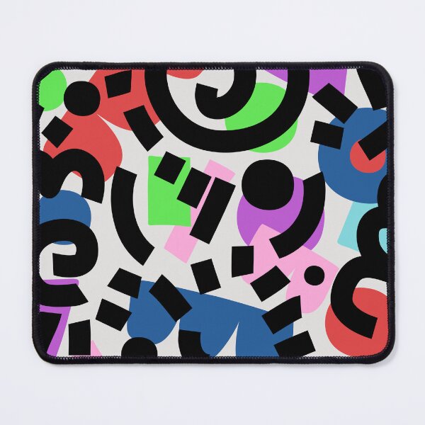 Item preview, Colorful abstract hand drawn pattern designed and sold by merupa.
