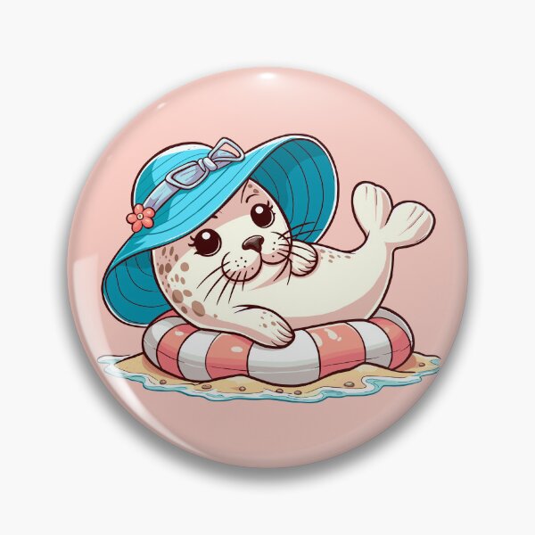 Item preview, Sunbathing Seal designed and sold by Ghost on Toast.