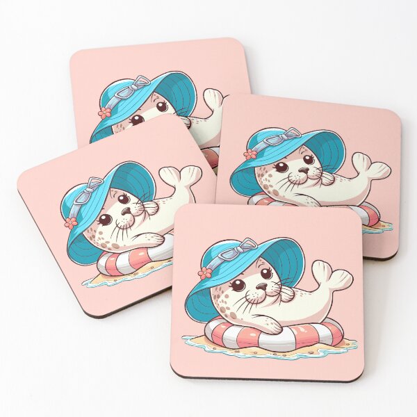 Item preview, Sunbathing Seal designed and sold by Ghost on Toast.