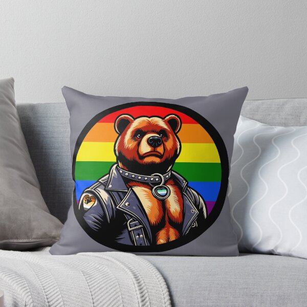 Item preview, Gay Pride Leather Bear designed and sold by Ghost on Toast.