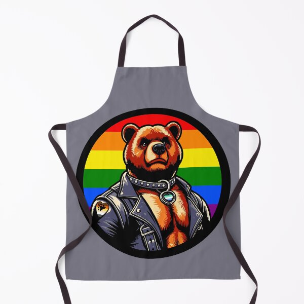 Item preview, Gay Pride Leather Bear designed and sold by Ghost on Toast.