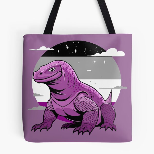 Item preview, Asexual Pride Komodo Dragon  designed and sold by Ghost on Toast.