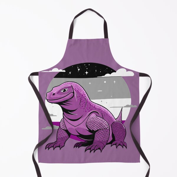 Item preview, Asexual Pride Komodo Dragon designed and sold by Ghost on Toast.