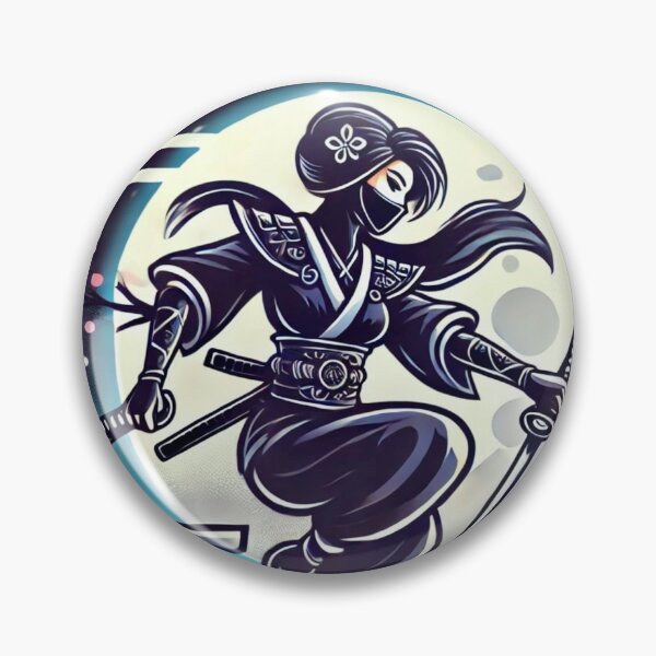 Item preview, Ninja Warrior Woman 9 designed and sold by NightsageArt.