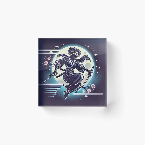 Item preview, Ninja Warrior Woman 9 designed and sold by NightsageArt.
