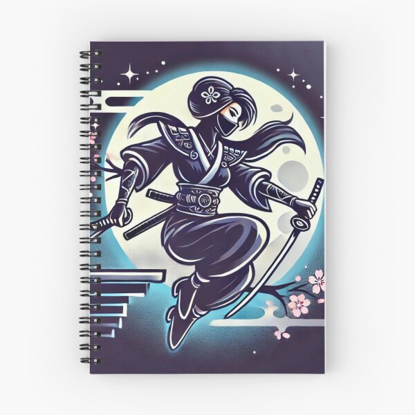 Item preview, Ninja Warrior Woman 9 designed and sold by NightsageArt.