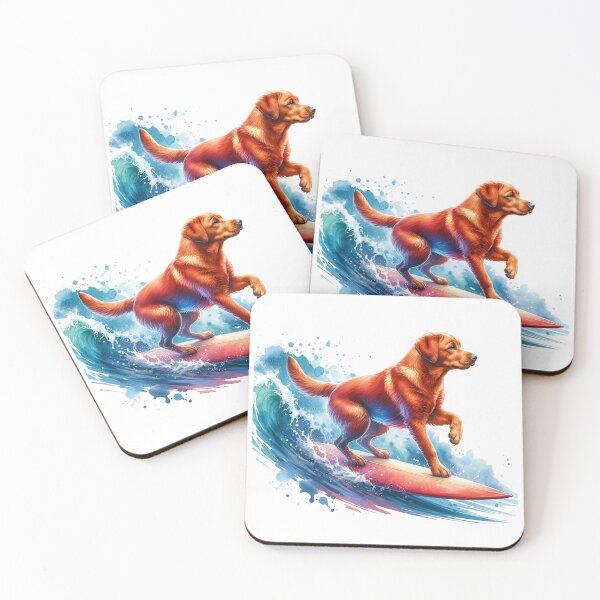 Item preview, Hit the Waves! [Fox Red Labrador] designed and sold by rmcbuckeye.