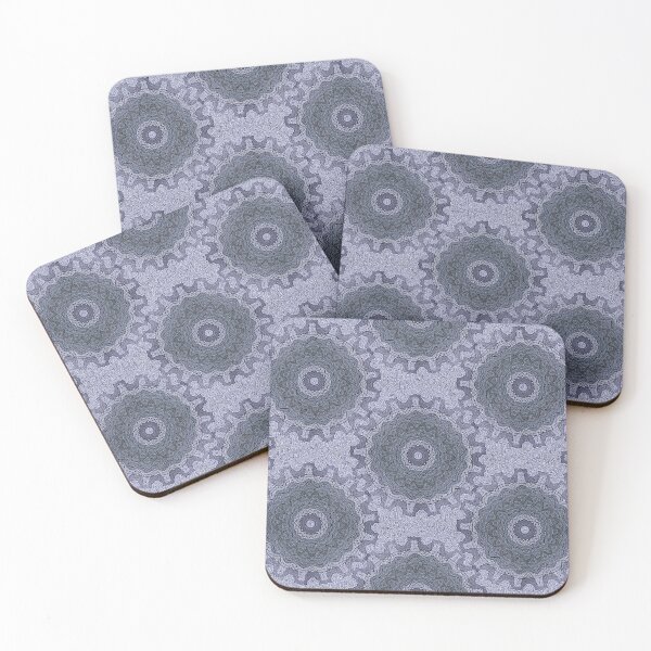 Item preview, Cog Mandala Pattern in Purple designed and sold by Artistestella.