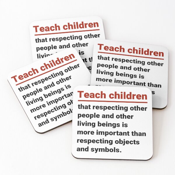 Item preview, Teach children to respect living things not just objects and symbols  designed and sold by Rachel the Artist .