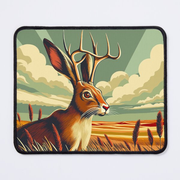 Item preview, Jackalope On the Plains designed and sold by Ghost on Toast.