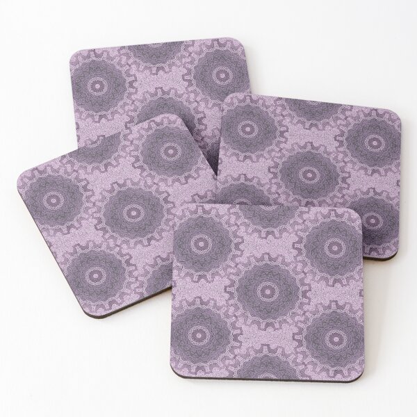 Item preview, Cog Mandala Pattern in Pink designed and sold by Artistestella.