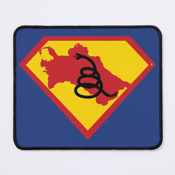 Item preview, TURKMENISTAN - Freedom Is The Superpower - Modern Gadsden Snake Flag - Dont Tread On Me SUPERHERO design designed and sold by pelagio.