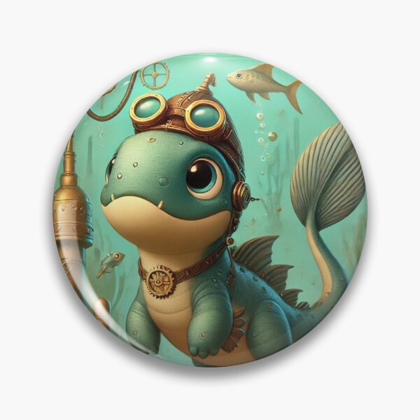 Item preview, Steampunk Mosasaurus designed and sold by Sillytoe.