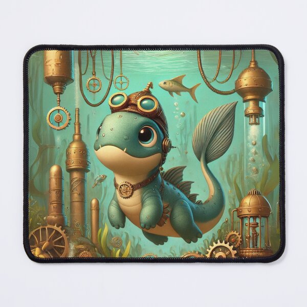 Item preview, Steampunk Mosasaurus designed and sold by Sillytoe.