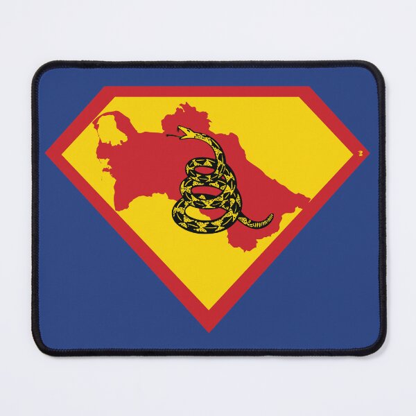 Item preview, TURKMENISTAN - Freedom Is The Superpower - Gadsden Snake Flag - Dont Tread On Me SUPERHERO design designed and sold by pelagio.