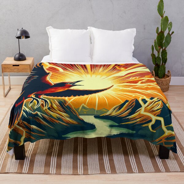 Item preview, Thunderbird Flying Over a River designed and sold by Ghost on Toast.