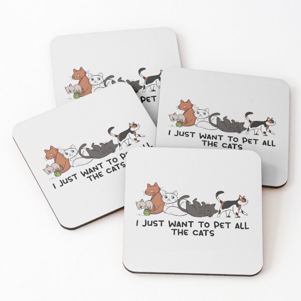 Item preview, I Just Want to Pet All the Cats designed and sold by rmcbuckeye.
