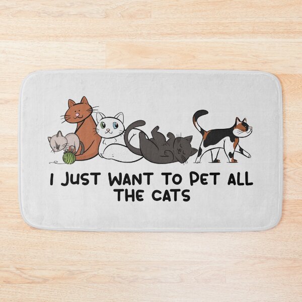 Item preview, I Just Want to Pet All the Cats designed and sold by rmcbuckeye.