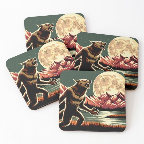 Item preview, Werewolf Howling at a Full Moon designed and sold by Ghost on Toast.