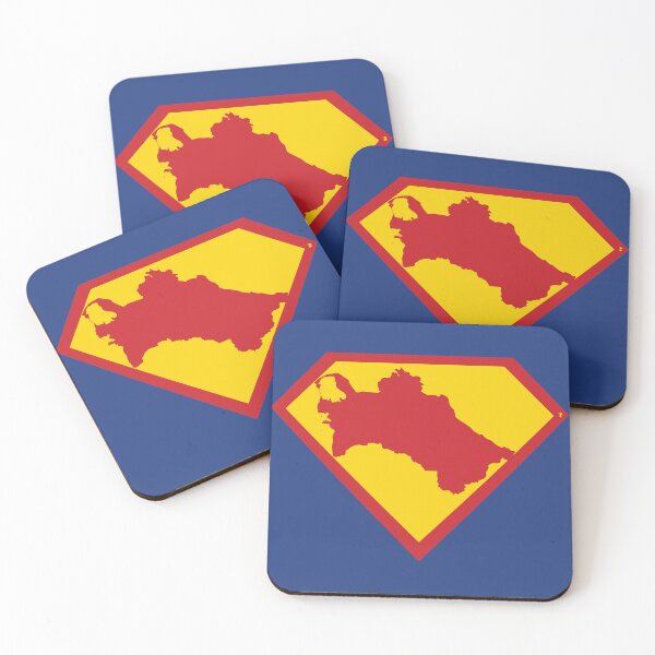 Item preview, SUPER TURKMENISTAN - Freedom Is The Superpower -  SUPERHERO design designed and sold by pelagio.