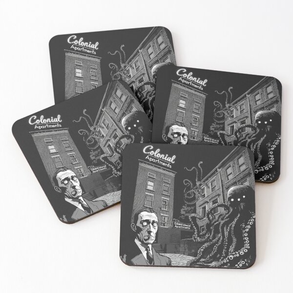 Item preview, H.P. Lovecraft at Colonial Apartments | Providence Monster Design designed and sold by Wildm3n8.