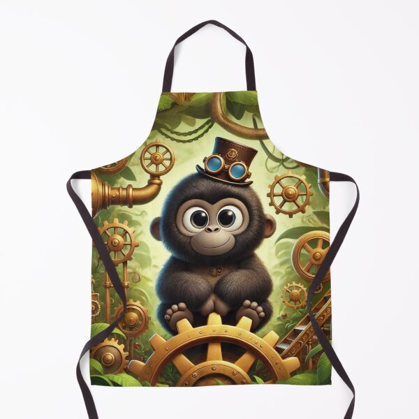 Item preview, Steampunk Mountain Gorilla designed and sold by Sillytoe.