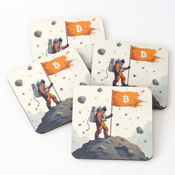 Item preview, Bitcoin Rocket To the Crypto Moon designed and sold by RadDeck.