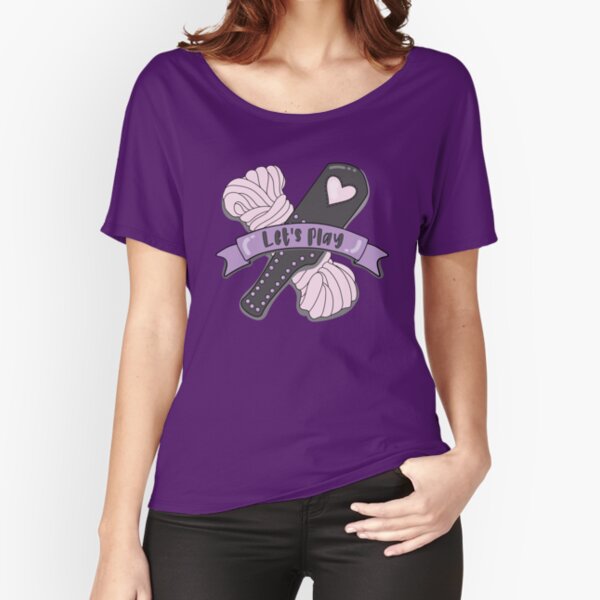 DDLG Let's Play Shirt - BDSM - Kittenplay - Bondage Relaxed Fit T-Shirt