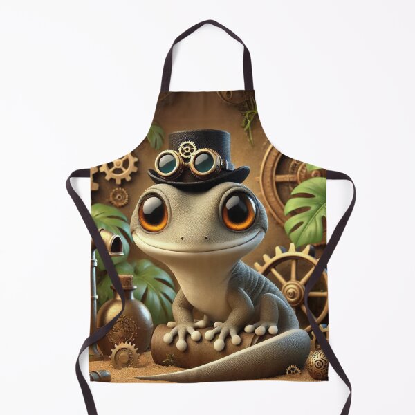 Item preview, Steampunk Mourning Gecko designed and sold by Sillytoe.