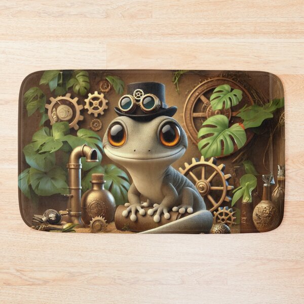 Item preview, Steampunk Mourning Gecko designed and sold by Sillytoe.