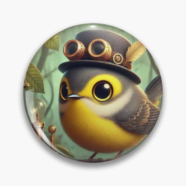 Item preview, Steampunk Mourning Warbler designed and sold by Sillytoe.