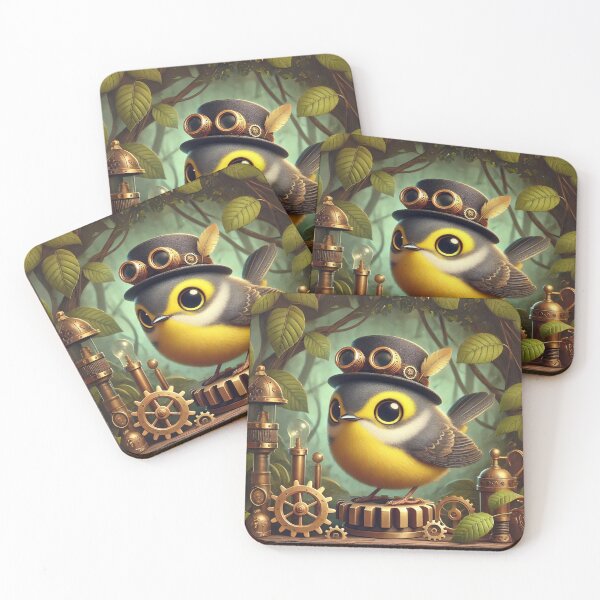 Item preview, Steampunk Mourning Warbler designed and sold by Sillytoe.