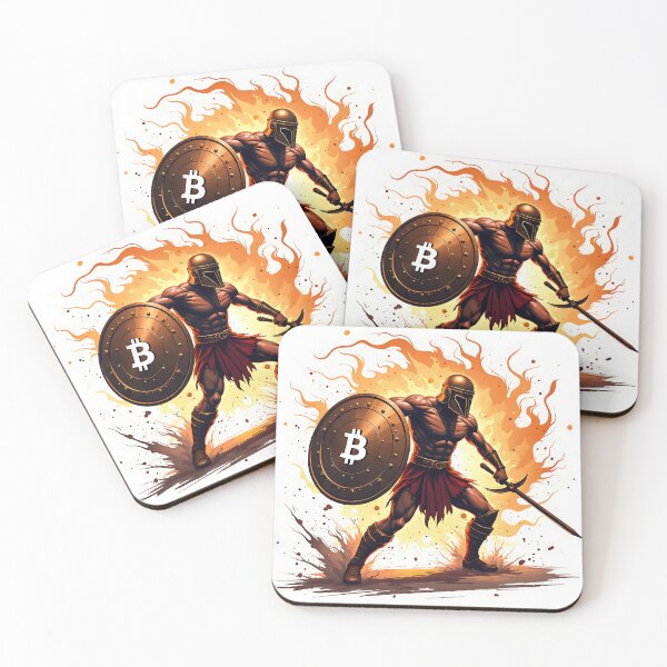 Item preview, Bitcoin Titan Rising Above the Blockchain designed and sold by RadDeck.