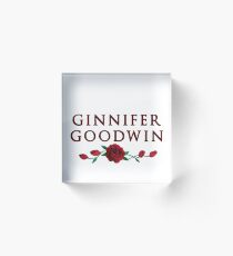 Ginny + Roses Acrylic Block