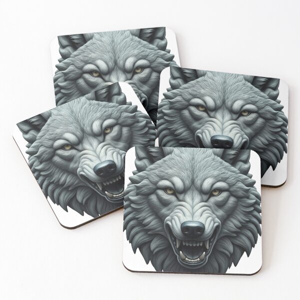 Item preview, Angry wolf designed and sold by Guryl Michal Designs.