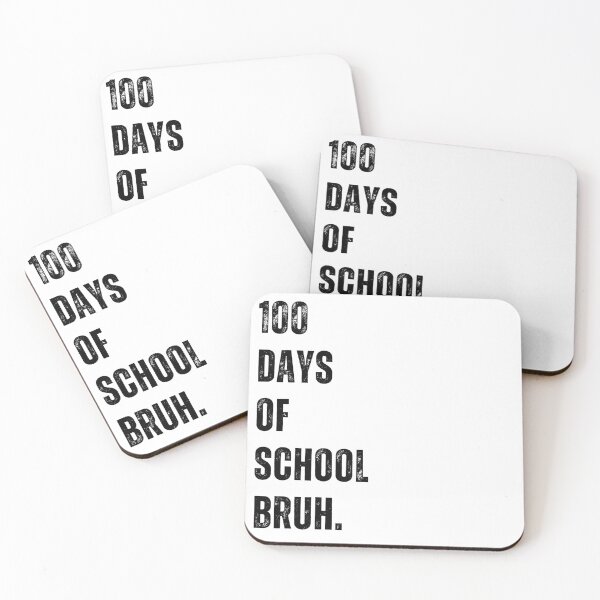 Item preview, 100 Days of School Funny Teacher Teen Slang Bruh designed and sold by SarahFinnDesign.