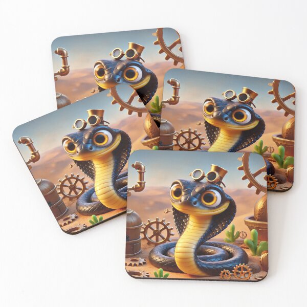 Item preview, Steampunk Mozambique Spitting Cobra designed and sold by Sillytoe.