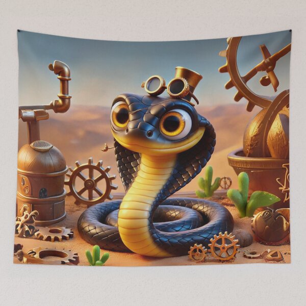 Item preview, Steampunk Mozambique Spitting Cobra designed and sold by Sillytoe.