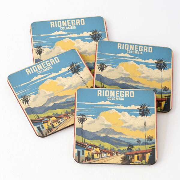 Item preview, Rionegro Colombia Retro Vintage Poster Tourism  designed and sold by TravelersGems.