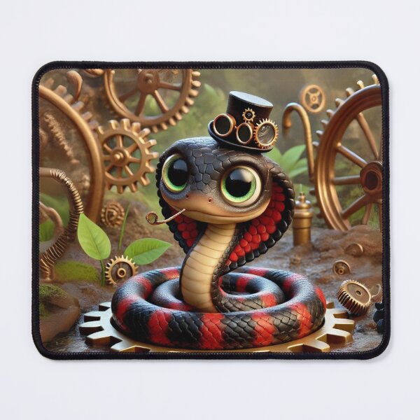 Item preview, Steampunk Mud Snake designed and sold by Sillytoe.