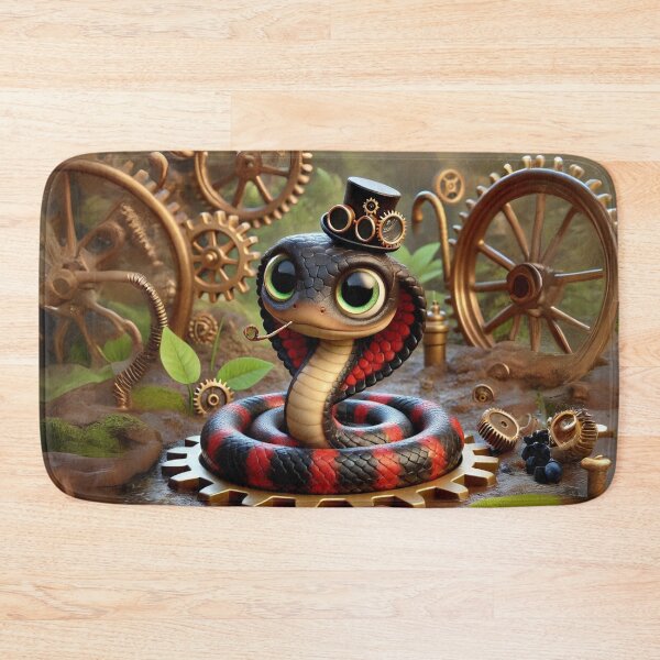 Item preview, Steampunk Mud Snake designed and sold by Sillytoe.