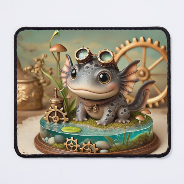 Item preview, Steampunk Mudpuppy designed and sold by Sillytoe.