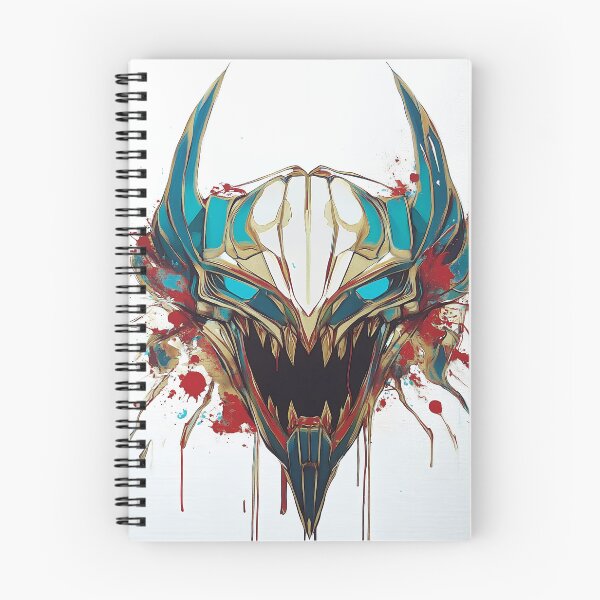 Item preview, Cyberpunk Demon Mask Vector with Gold and Teal Accents designed and sold by GoldenTealArts.
