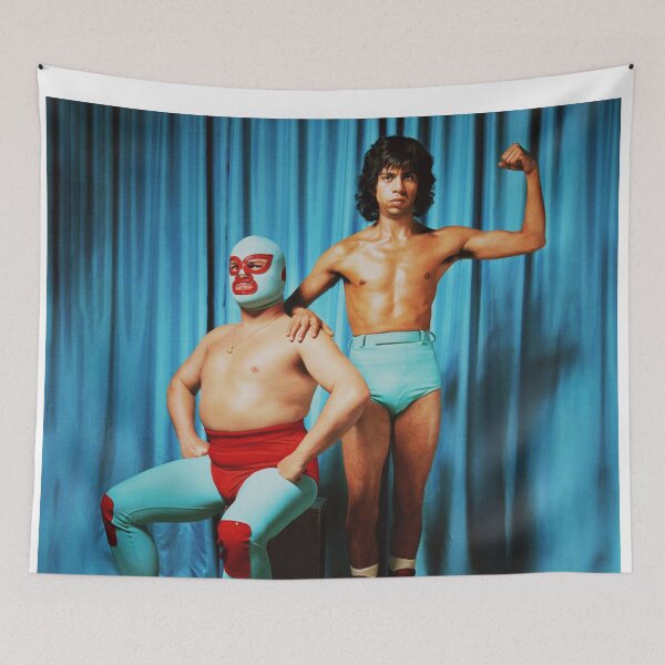 Item preview, Nacho Libre and Stephen Retro Poster | Tshirt | Tapestry designed and sold by lilyvermilya.