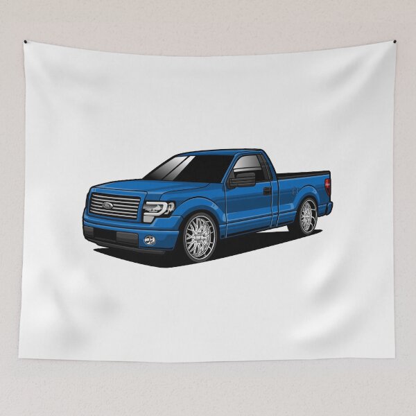 Artikelvorschau, Blauer Ford F-150 entworfen und verkauft von vektoranda.