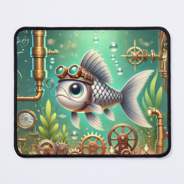 Item preview, Steampunk Mullet Fish designed and sold by Sillytoe.