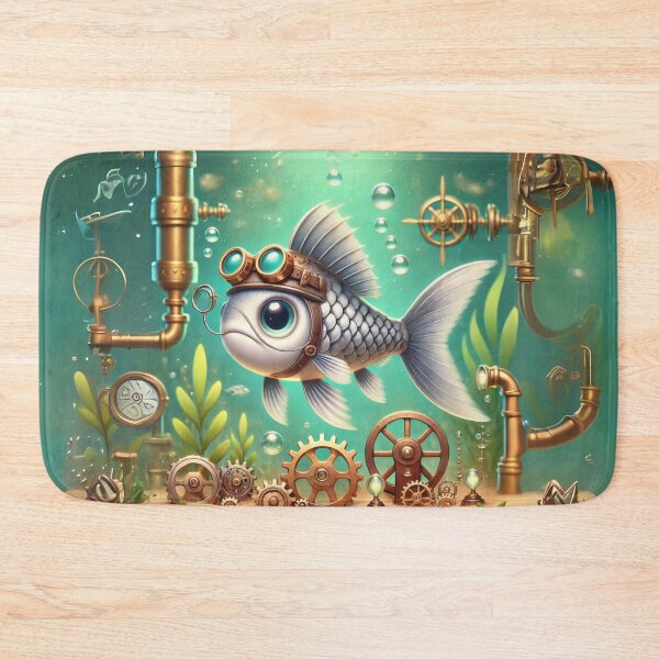 Item preview, Steampunk Mullet Fish designed and sold by Sillytoe.