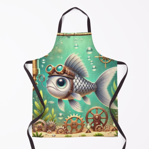 Item preview, Steampunk Mullet Fish designed and sold by Sillytoe.