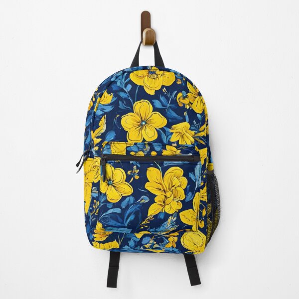 Item preview, Tranquil Blue and Yellow Flower Bouquet 4 designed and sold by Tom-Johnson.