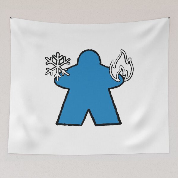 Item preview, Blue Elementalist Meeple! designed and sold by BaronsGames.